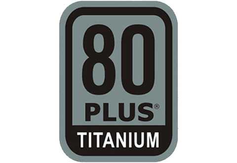 80PLUS TITANIUM認証取得の高効率設計