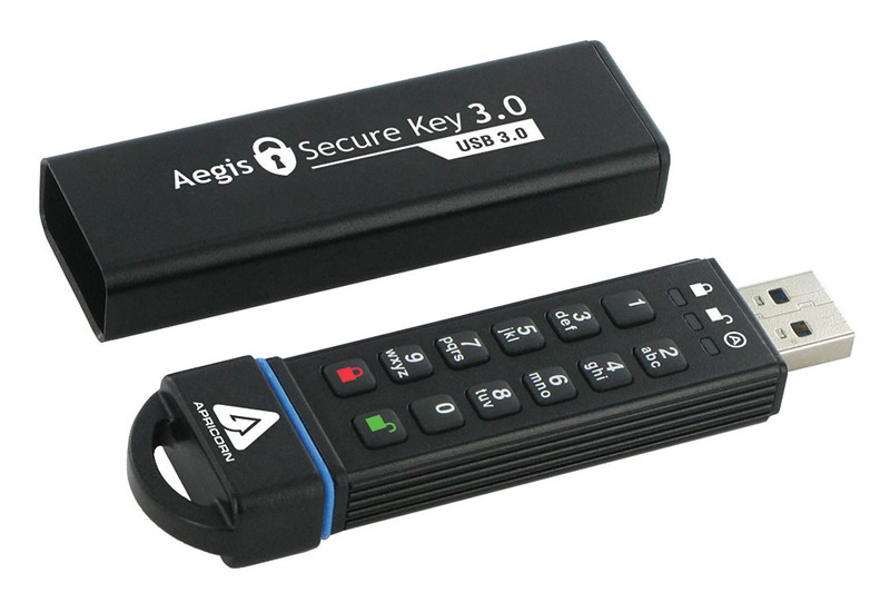 Aegis Secure Key 3.0シリーズ | Apricorn 暗号化ストレージ | 株式 