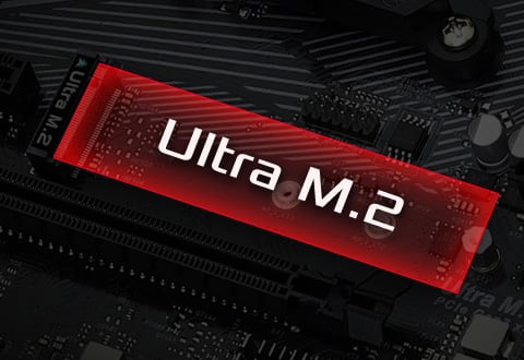 Ultra M.2スロットを装備