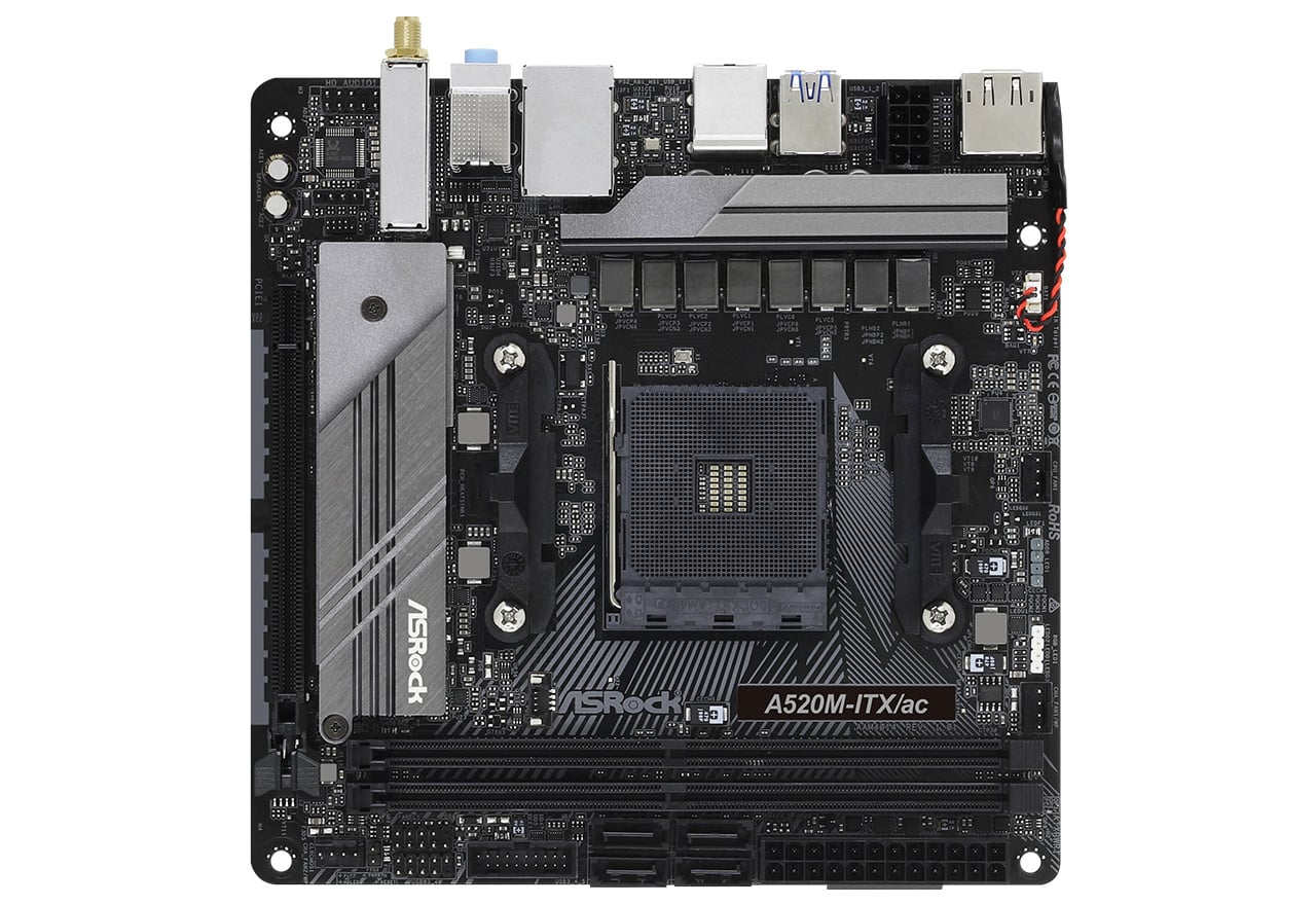 A520M-ITX/ac | ASRock マザーボード AMD A520チップセット | 株式会社 