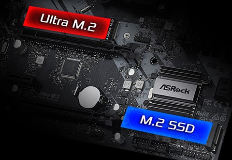 Ultra M.2スロットを装備