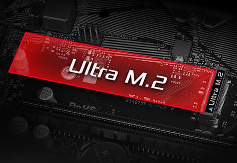 Ultra M.2スロットを装備