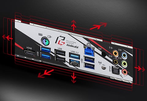 調整しやすいフレキシブルな一体型I/Oパネル