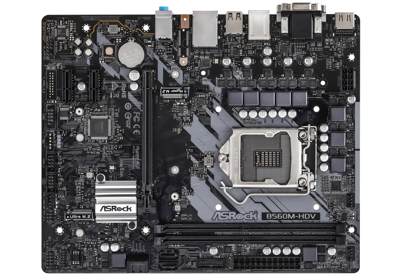 NEW ASRock マザーボード B560 M-HDV Intel 10世代 11世代 CPU LGA1200