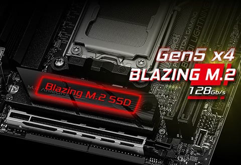 Blazing M.2スロットを装備