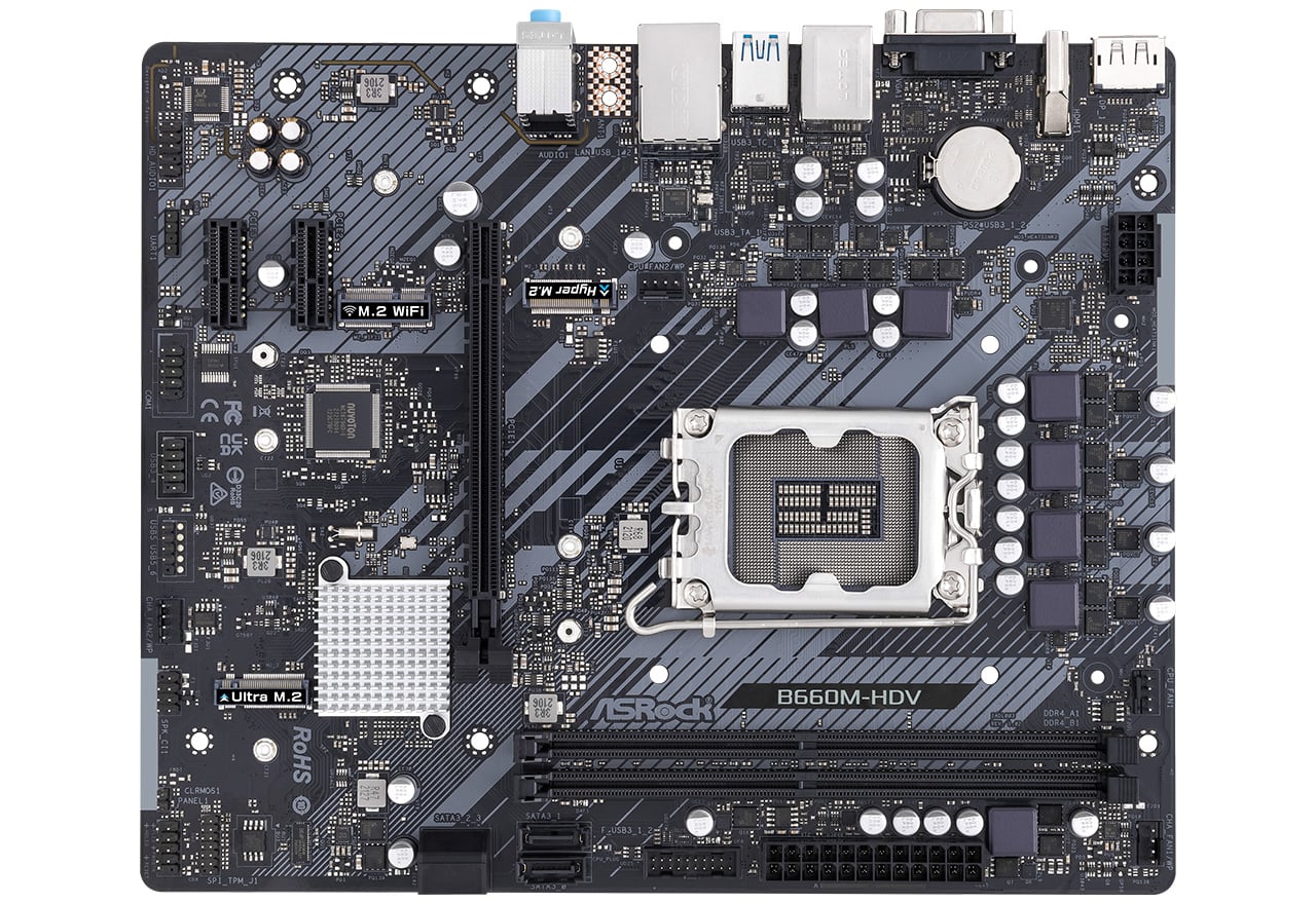 PC/タブレット PCパーツ B660M-HDV | ASRock マザーボード Intel B660チップセット | 株式会社 