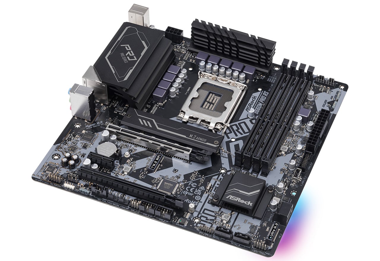 B660M Pro RS | ASRock マザーボード Intel B660チップセット | 株式