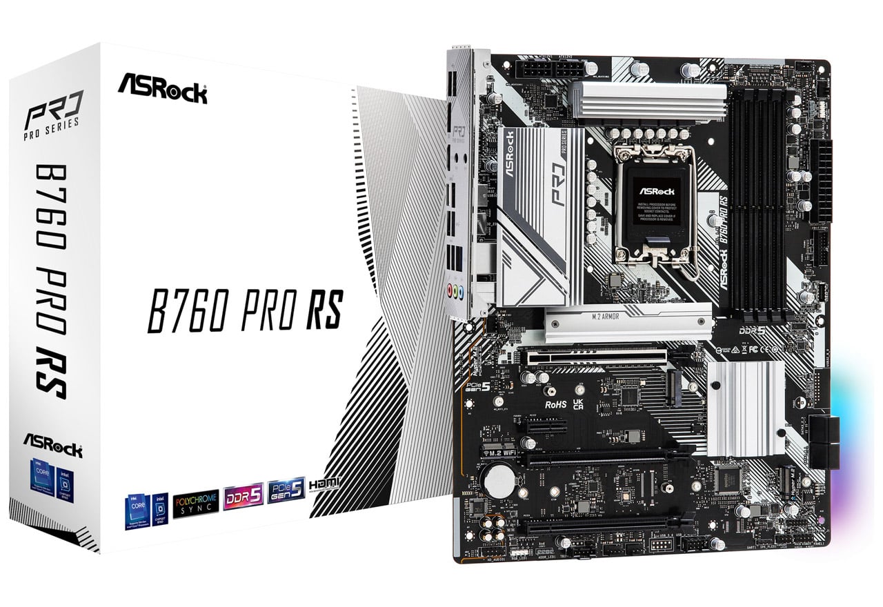 B760 Pro RS | ASRock マザーボード Intel B760チップセット | 株式 