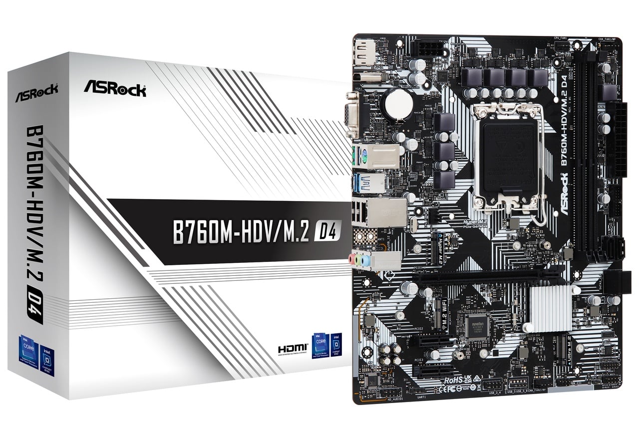 B760M-HDV/M.2 D4 | ASRock マザーボード Intel B760チップセット