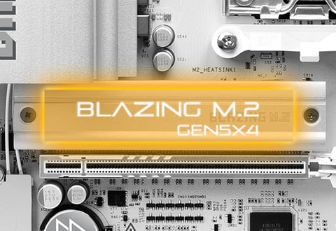 Blazing M.2スロットを装備