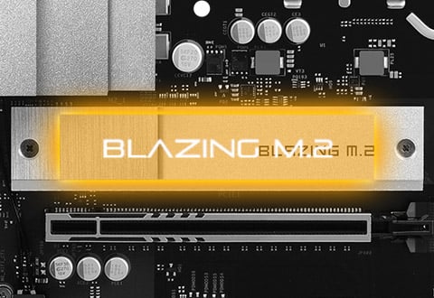 Blazing M.2スロットを装備