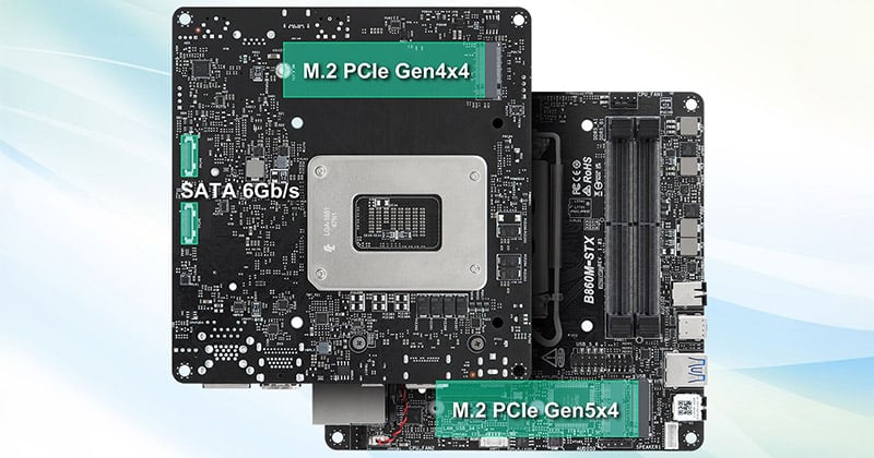 PCI Express 5.0対応M.2スロットを装備
