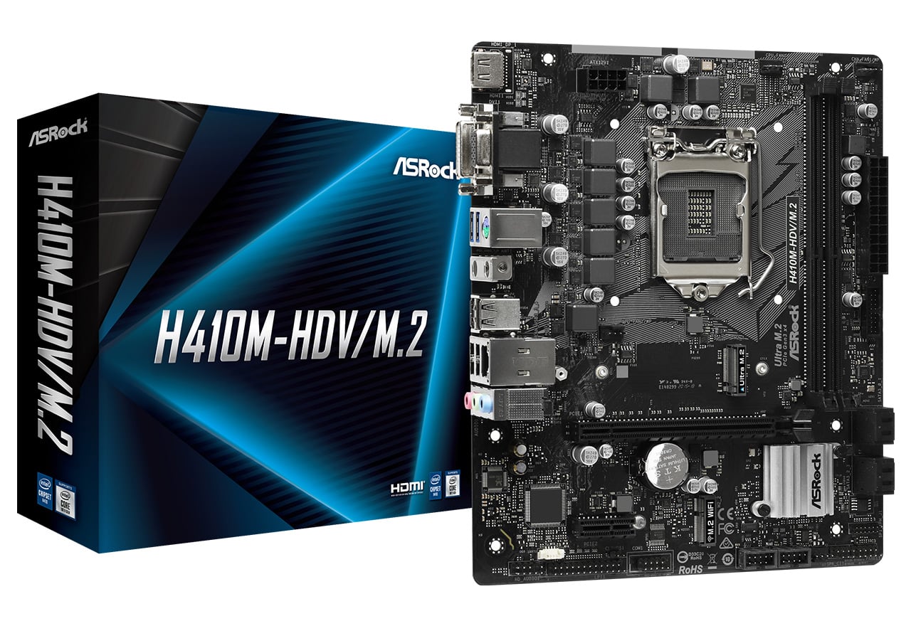 H410M-HDV/M.2 | ASRock マザーボード Intel H410チップセット | 株式 