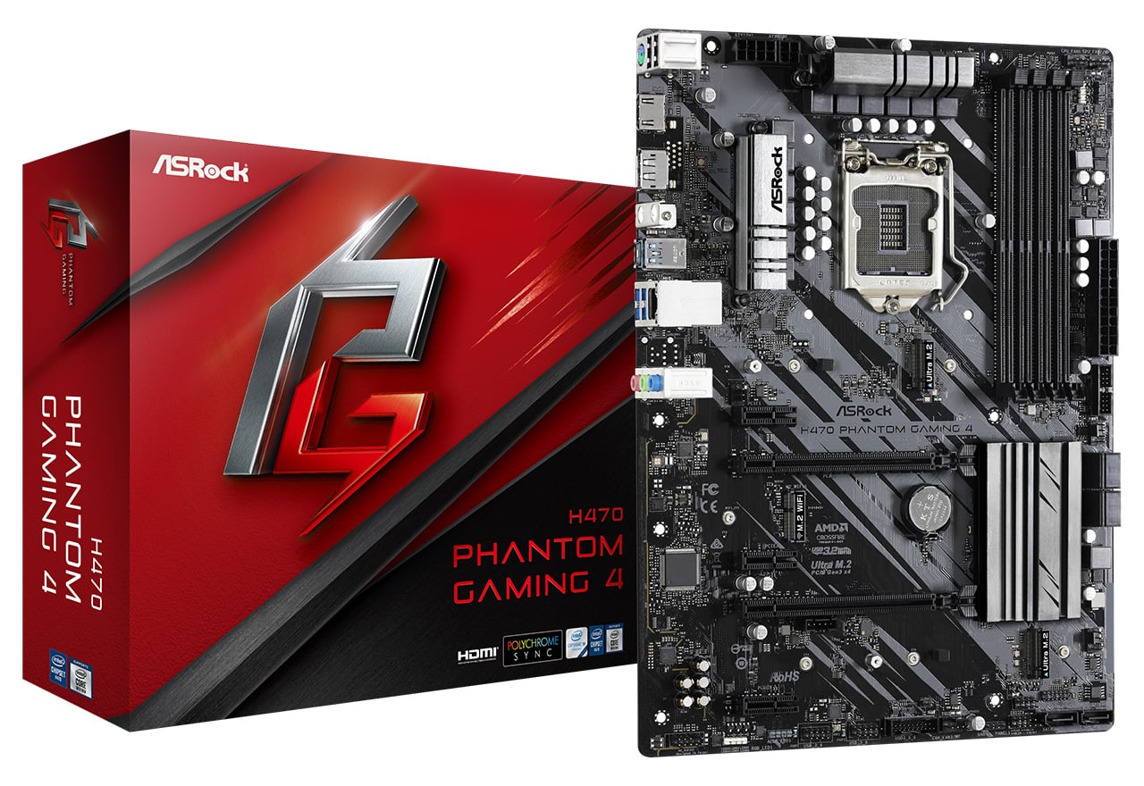 H470 Phantom Gaming 4 | ASRock マザーボード Intel H470チップセット