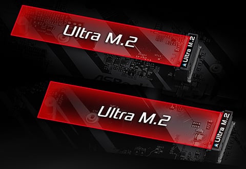 Ultra M.2スロットを装備