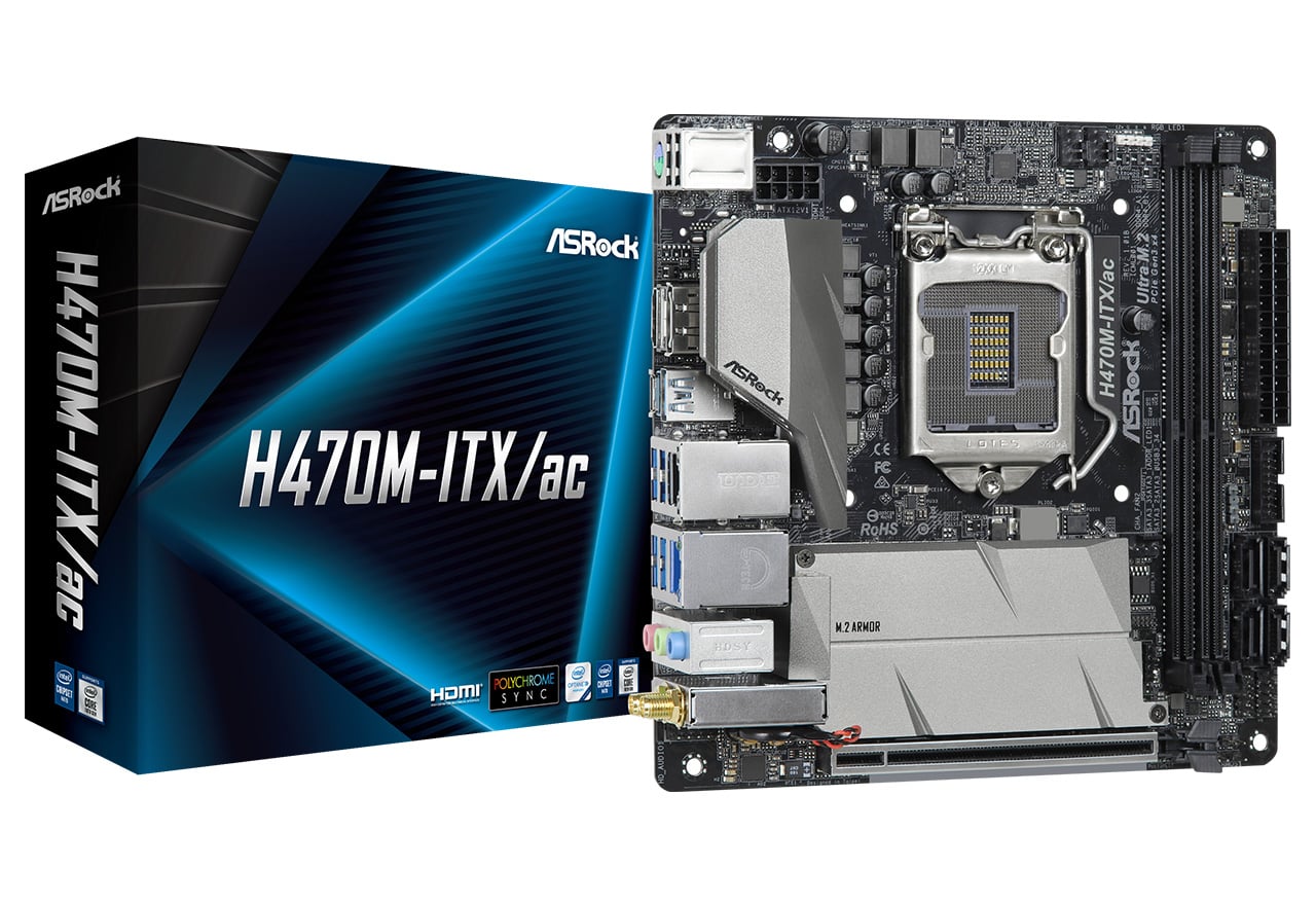 H470m Itx Ac Asrock マザーボード Intel H470チップセット 株式会社アスク