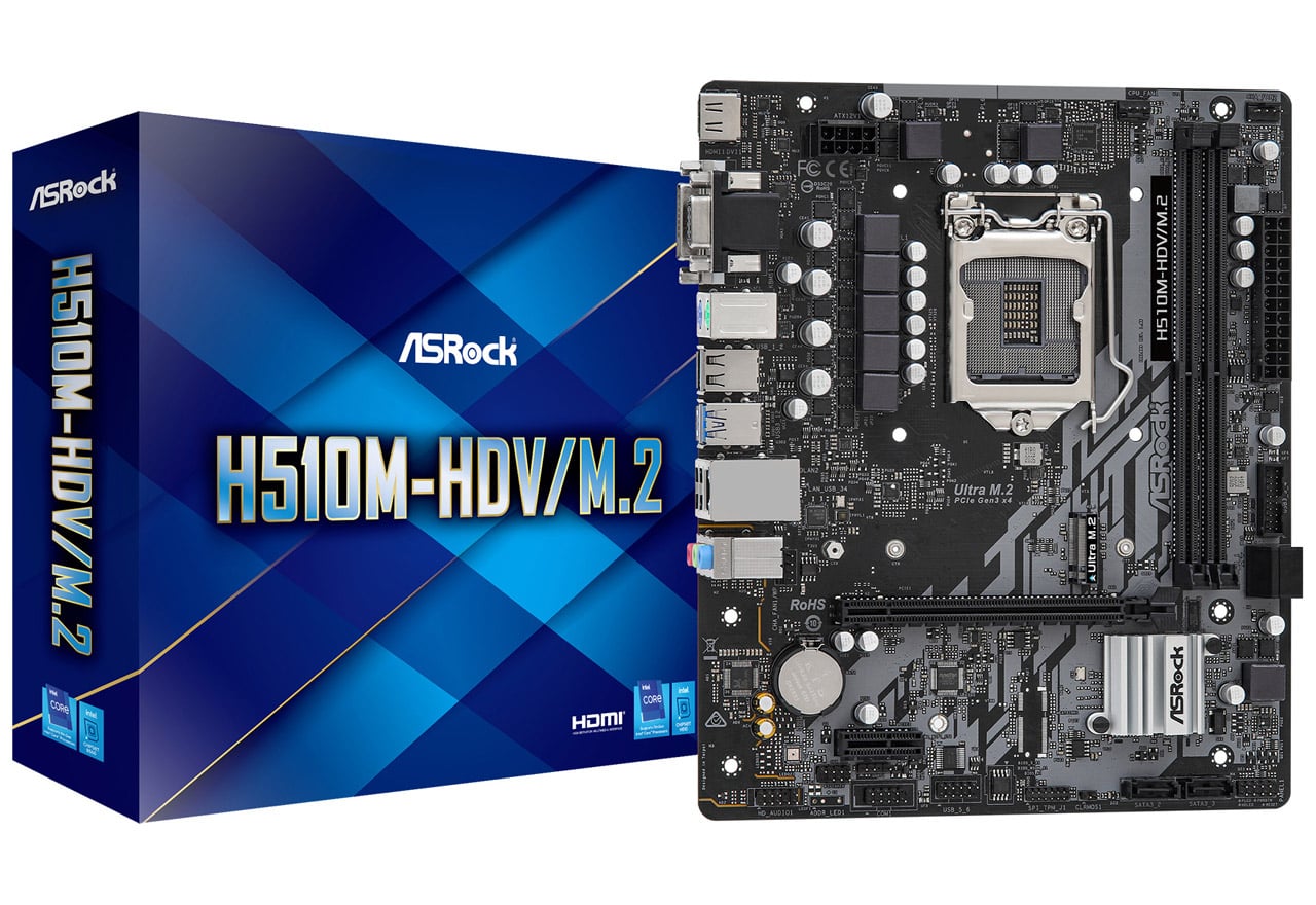 【最終値下げ】asrock マザーボード h310cm hdv/m2 メモリ付き