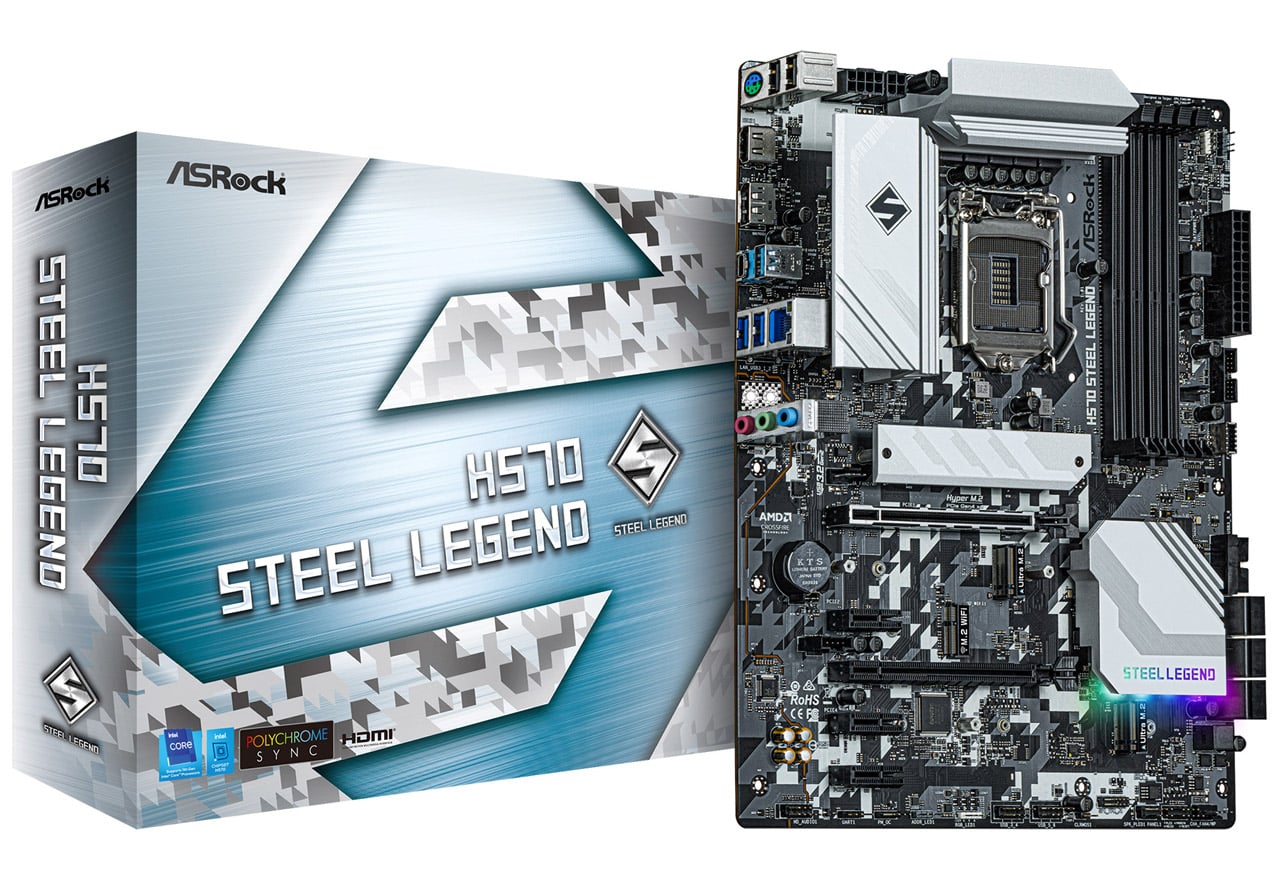 H570 Steel Legend | ASRock マザーボード Intel H570チップセット