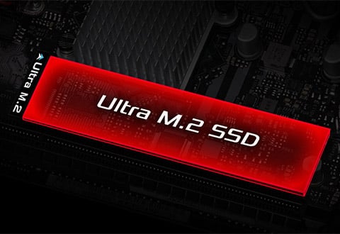 Ultra M.2スロットを装備