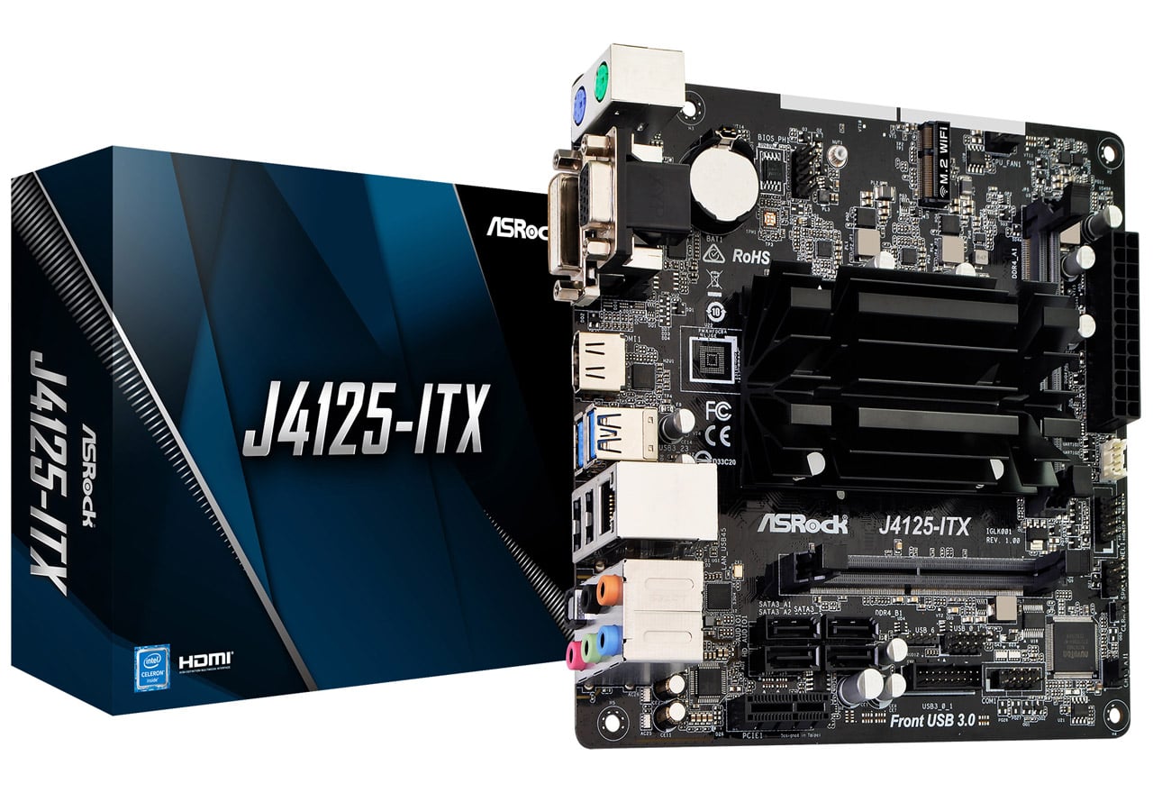 J4125-ITX | ASRock マザーボード Intel CPUオンボード | 株式会社アスク