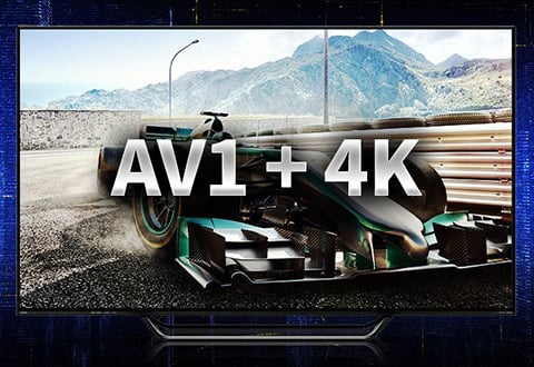 AV1デコード、4K/60Hz出力に対応