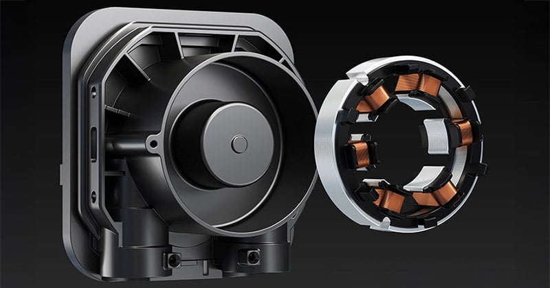 PWM対応の高性能ポンプを搭載