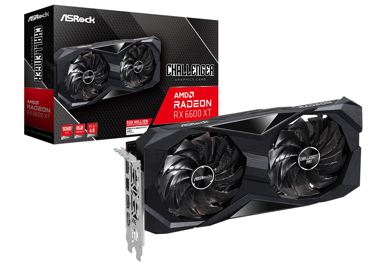 Radeon RX 6600 XT Challenger D 8G OC | ASRock グラフィックボード ...