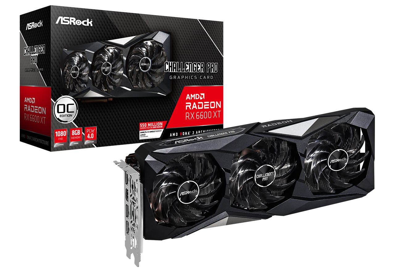 ASRock RADEON RX 6600 CHALLENGER D 8G