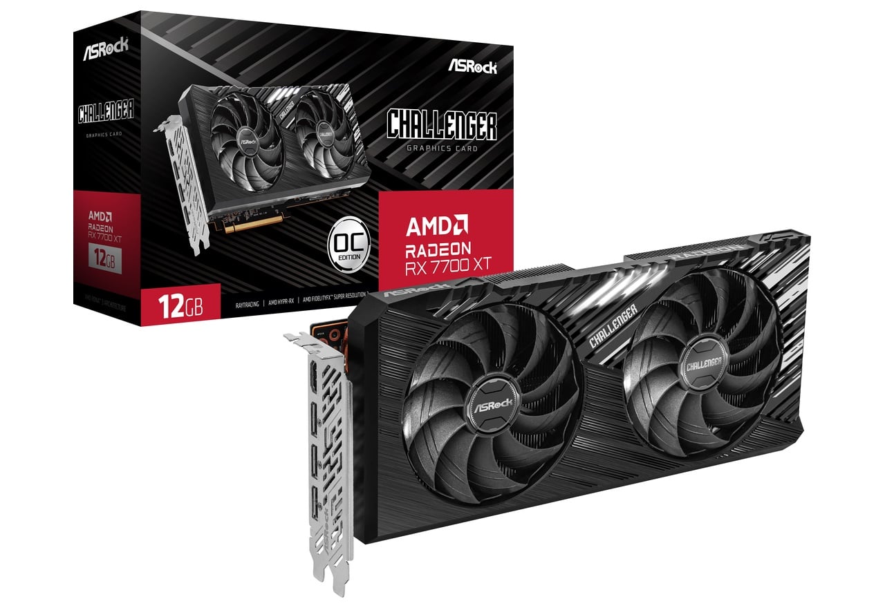 Radeon RX 7700 XT Challenger 12G OC | ASRock グラフィックボード