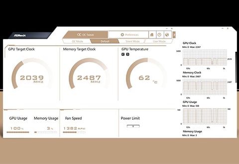 ASRock独自のユーティリティツール「ASRock TWEAK」