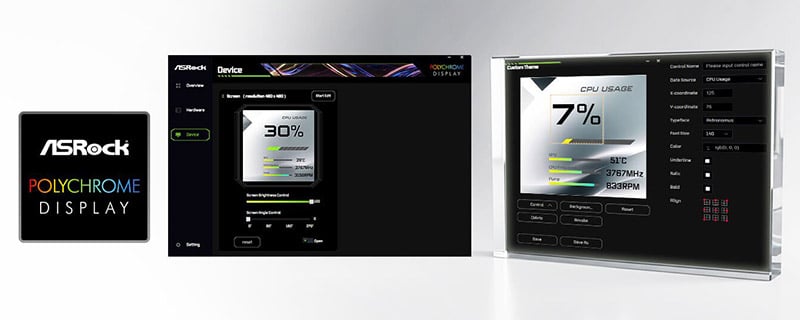 ポンプカバーに3.4インチのLCDパネルを搭載