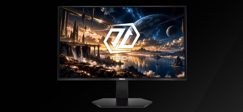 27インチの大型QD-OLEDパネルを採用