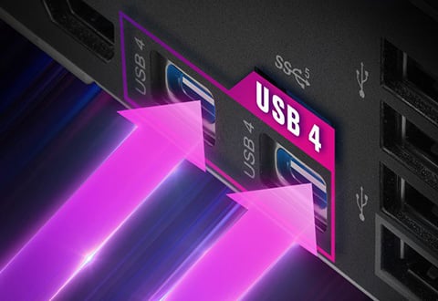 USB4ポートを搭載