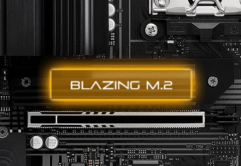 Blazing M.2スロットを装備