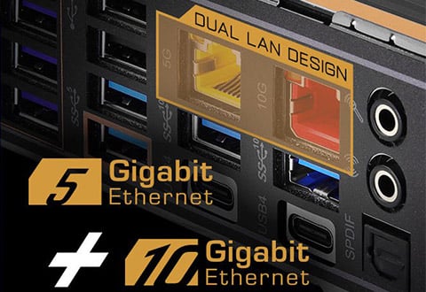 10ギガビットLAN、Wi-Fi 7モジュールを搭載