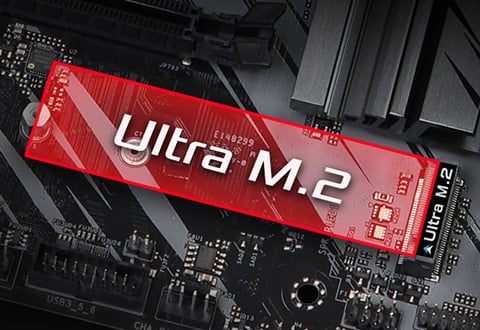 Ultra M.2スロットを装備