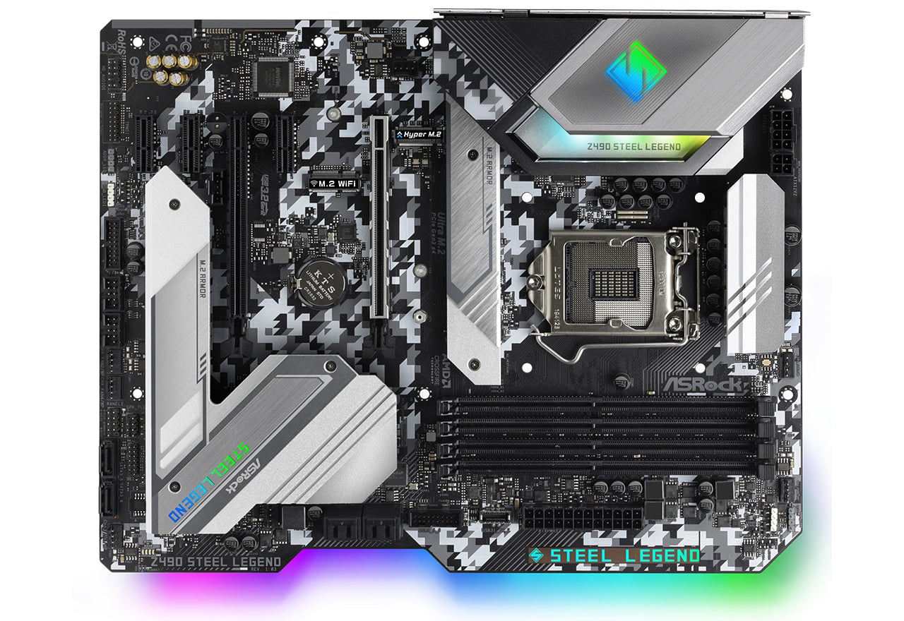 ASRock Z490 Steel Legend マザーボード【ゲーミングPC】