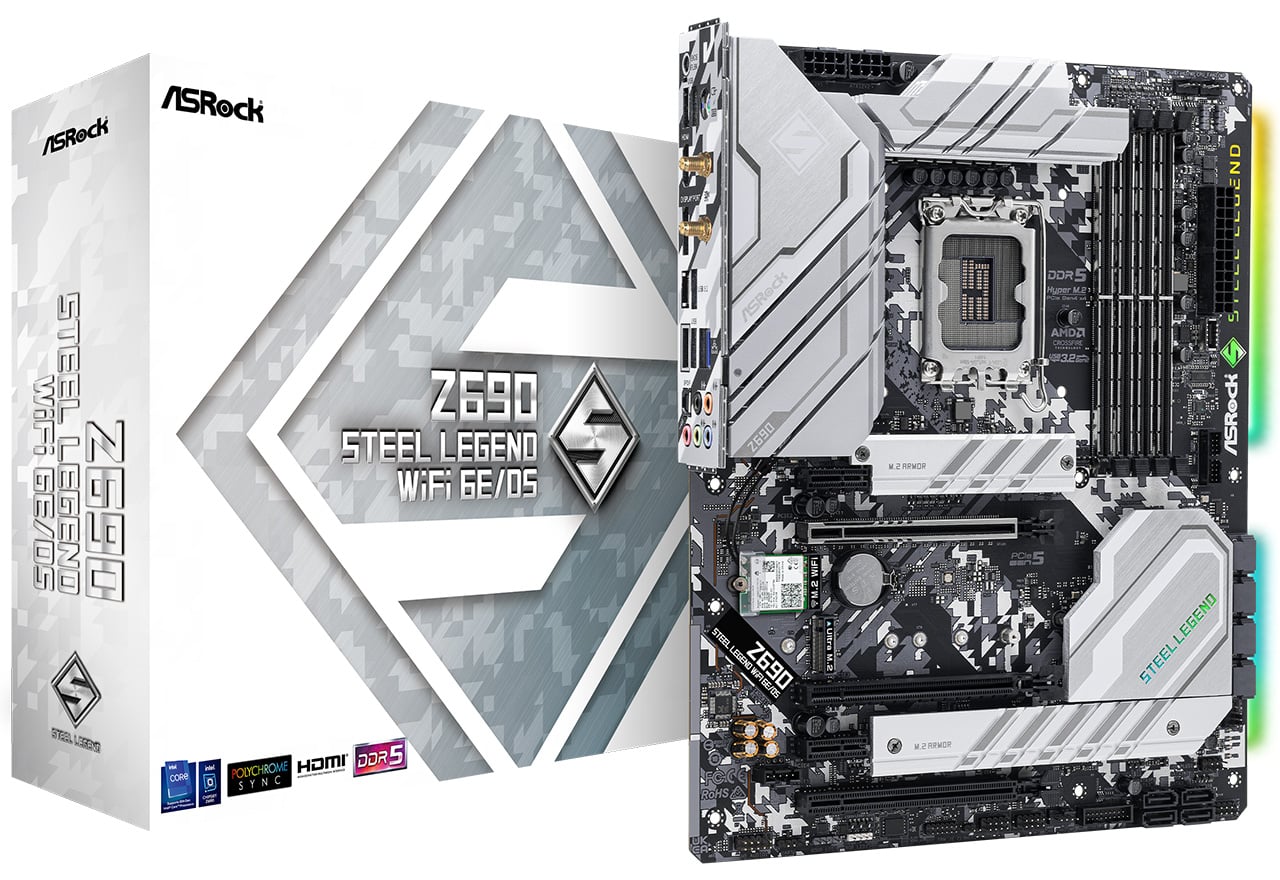 ASRock マザーボード B660 Steel Legend Intel シリーズ 第12世代 CPU (LGA1700) 対応 