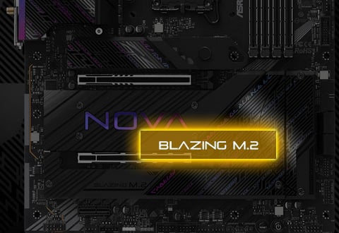 Blazing M.2スロットを装備