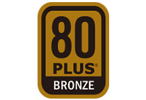 80PLUS BRONZE認証取得の高効率設計