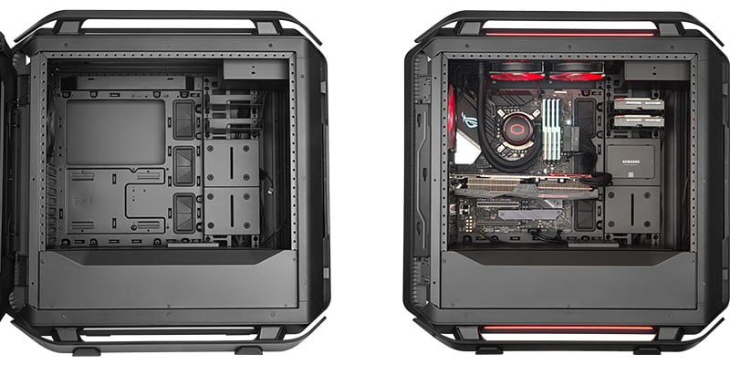 通販pc4u Cooler Master Cosmos C700p Black Edition フルタワー型pcケース Mcc C700p Kg5n S00