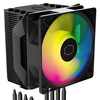 取り外し可能なアドレサブルRGBファンを搭載