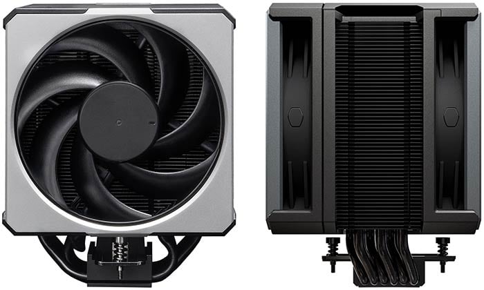 高い静音性と冷却力を両立するMobius 120Pファンを2基装備