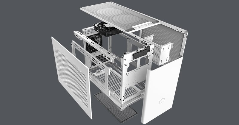 メンテナンスしやすいツールフリー設計