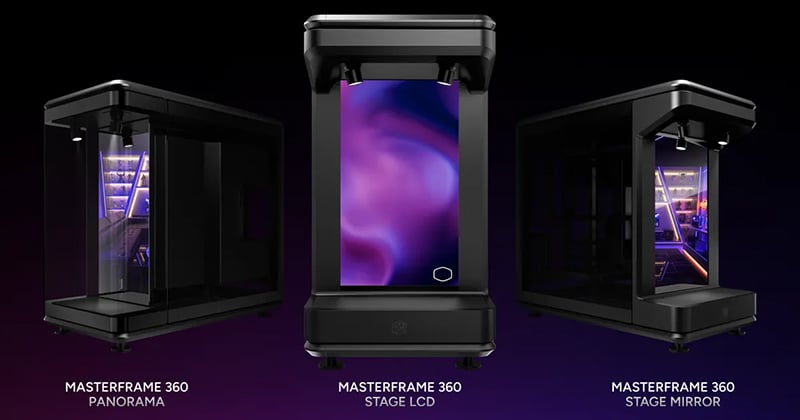 フロントステージを備えたPCケース