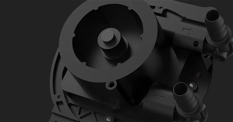 冷却効率に優れたデュアルチャンバーポンプを搭載