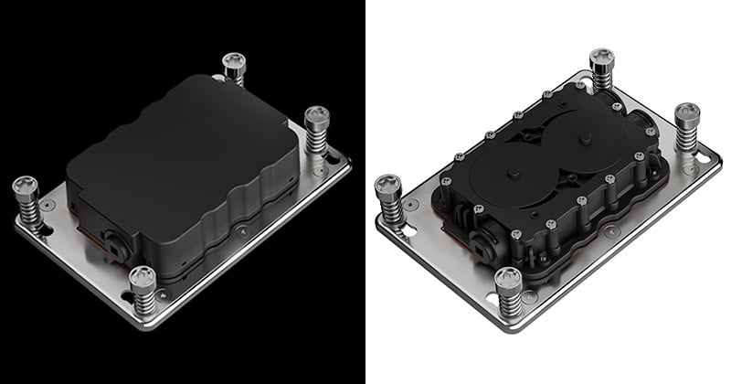 大型の銅製ベースを搭載