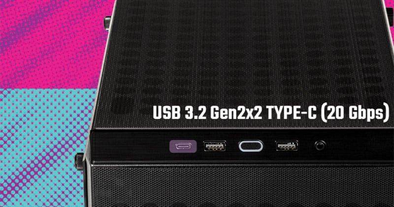 USB 3.2 Gen2×2 Type Cポート搭載