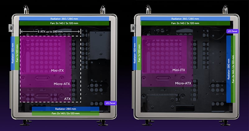 大型ラジエーターに対応