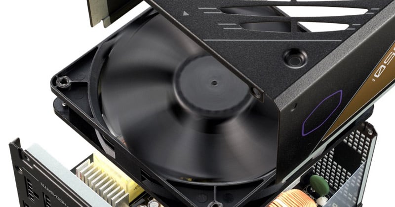 140mm流体軸受けファンによる静音冷却